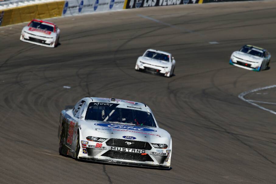His teammate Chase Briscoe finished 11th and Penske's Austin Cindric 12th in the event at Las Vegas. His teammate Chase Briscoe finished 11th and Penske's Austin Cindric 12th in the event at Las Vegas.